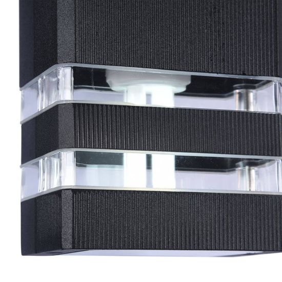 Maytoni Unter den Linden Wandleuchte 2x E27 Schwarz IP54