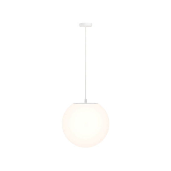 Maytoni Erda Pendelleuchte, Hängeleuchte E27 Weiss IP54