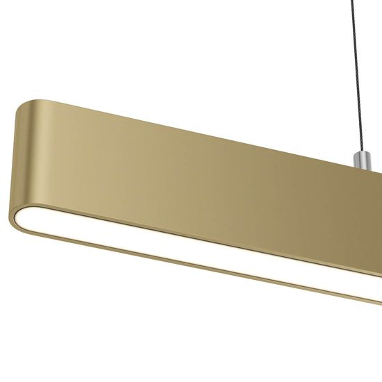 Maytoni Step LED Pendelleuchte, Hängeleuchte 23W Gold-Farbe 3000K Warmweiss