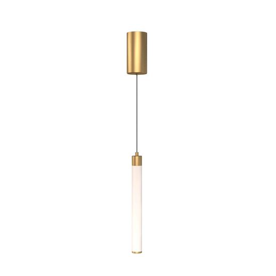 Maytoni Ray LED Pendelleuchte, Hängeleuchte 10W Gold-Farbe Warmweiss