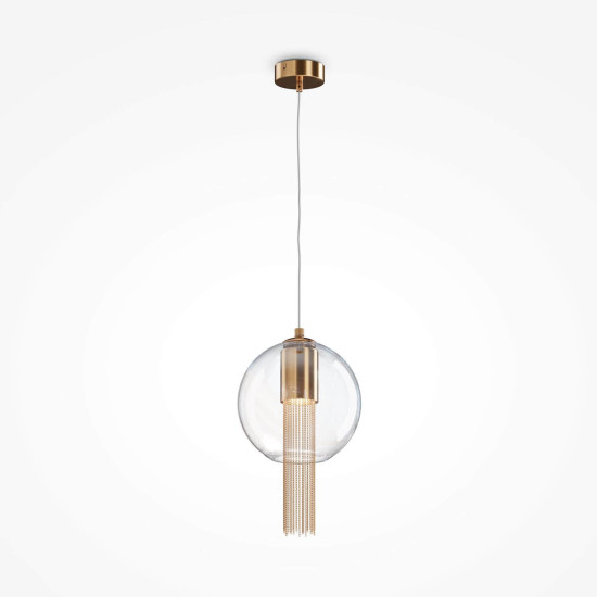 Maytoni Flusso Pendelleuchte, Hängeleuchte GU10 19cm Bronze