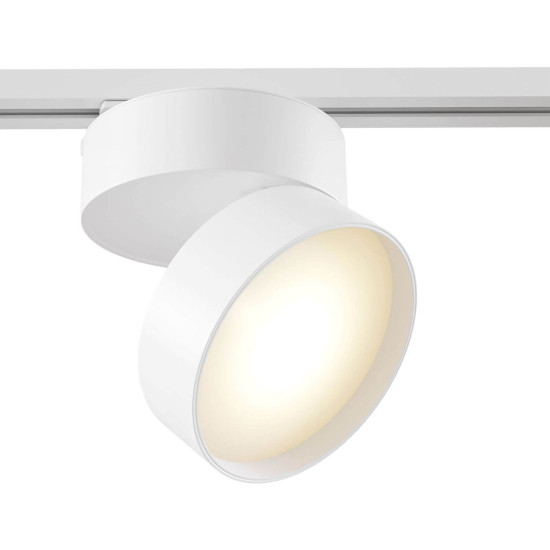 Maytoni ONDA 1-Phasen System UNITY LED Stromschienenleuchte 18W 4000K Weiss 11,1 cm Neutralweiss