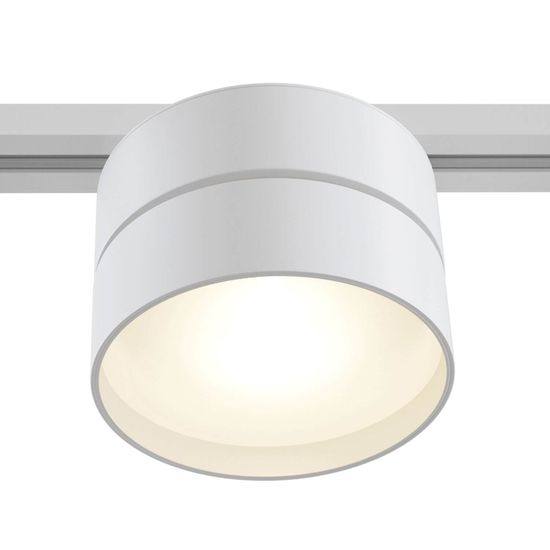 Maytoni ONDA 1-Phasen System UNITY LED Stromschienenleuchte 18W 3000K Weiss 11,1 cm Warmweiss