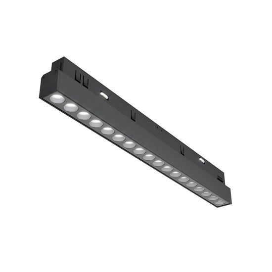 Maytoni Points Magnet-Schinensystem EXILITY 48V LED Stromschienenleuchte 18W 3000K Schwarz 90Ra Warmweiss