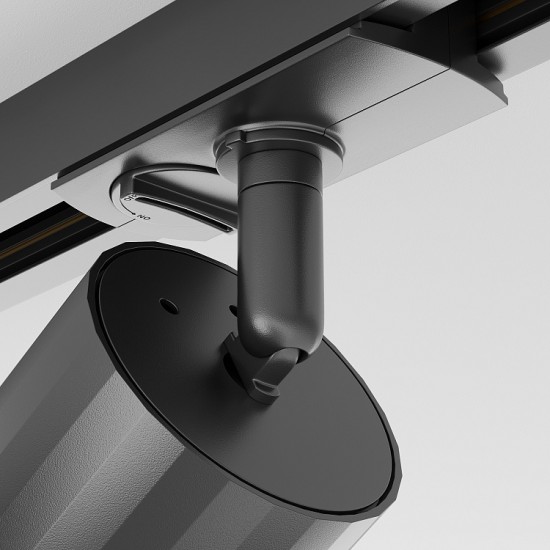 Maytoni TR087-1-GU10-B Stromschienenleuchte GU10 1-Phase System UNITY schwenkbar Schwarz