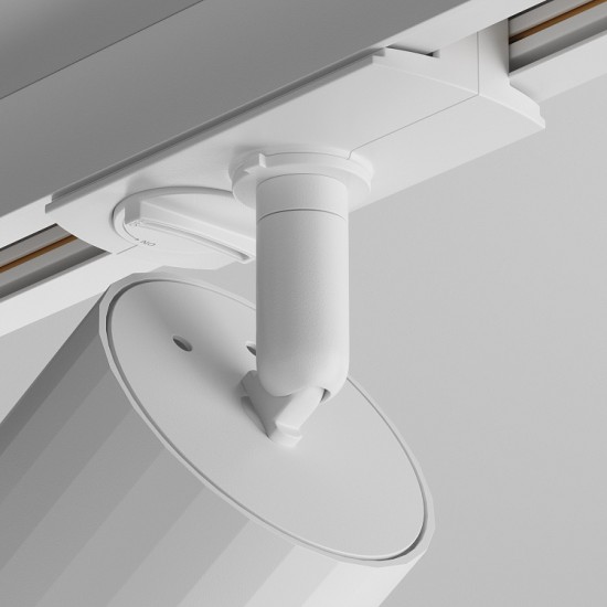 Maytoni TR087-1-GU10-W Stromschienenleuchte GU10 1-Phase System UNITY schwenkbar Weiss
