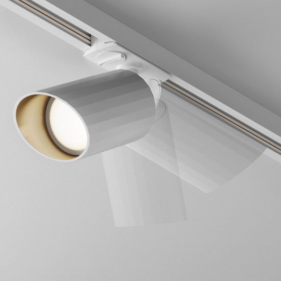 Maytoni TR087-1-GU10-W Stromschienenleuchte GU10 1-Phase System UNITY schwenkbar Weiss