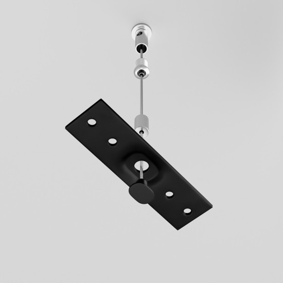 Maytoni Schienenzubehör Magnet-Schinensystem EXILITY 48V Schienensystemkomponente Schwarz 2,2cm x 200cm