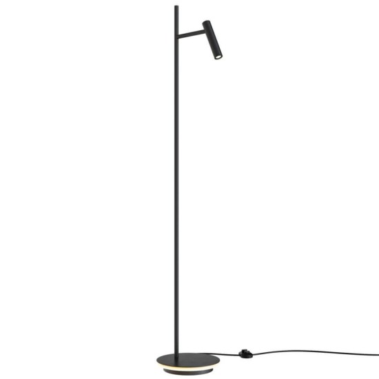 Maytoni Estudo LED Stehleuchte, Stehlampe 8W Schwarz
