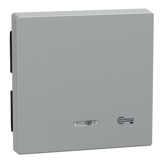 Merten 430760 Wippe mit Kontrollfenster und Aufdruck Schlüssel, aluminium, System M