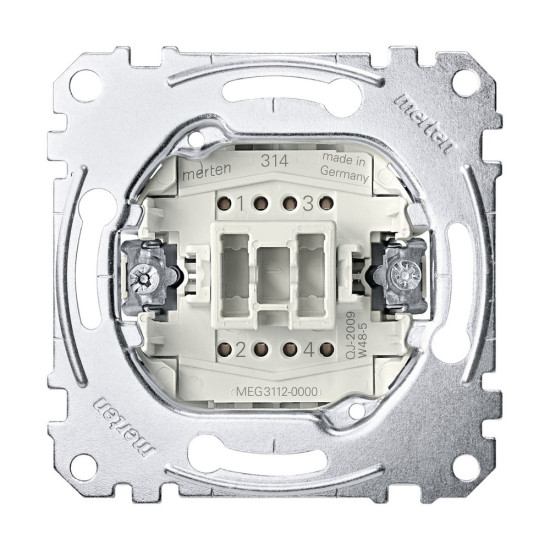 Merten MEG3112-0000 Inserts Einsatz Auschalter 2-polig