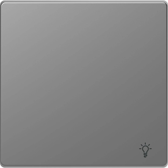 Merten MEG3302-6036 Wippe mit Kennzeichnung Licht, Edelstahl, System Design