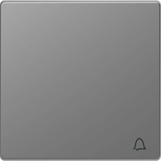 Merten MEG3305-6036 Wippe mit Kennzeichnung Klingel, Edelstahl, System Design