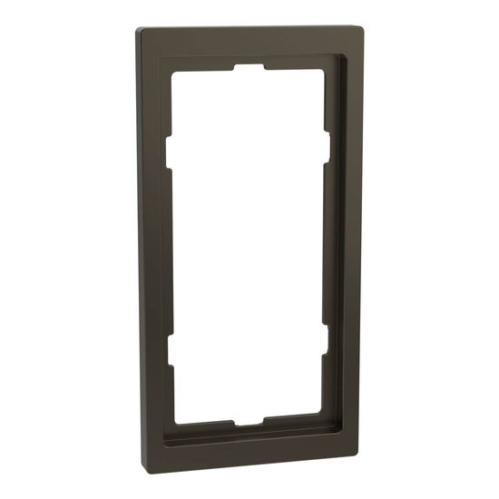 Merten MEG4025-6552 D-Life Rahmen, 2fach für Rasiersteckdose, Moccametallic