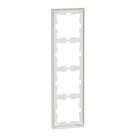 Merten MEG4040-6535 D-Life Abdeckrahmen 4fach lotosweiss glänzend