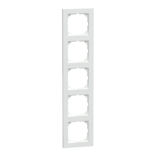 Merten MEG4050-3625 M-Pure-Rahmen, 5fach, aktivweiß, M-Pure