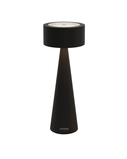 Sompex ELODY Akku-Tischlampe Schwarz 1,9W steuerbare Lichtfarbe IP54 79041