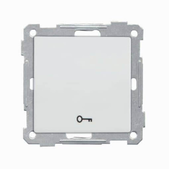 Mutlusan Candela Modul Taster Schlüssel Unterputz-Schalter weiss