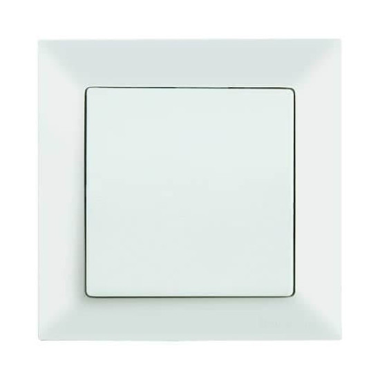 Mutlusan Candela Schalter zweipoliger Ein-/Ausschalter Unterputz Weiss