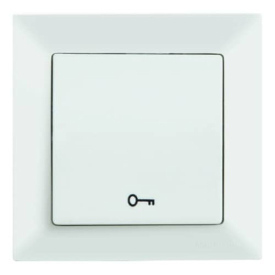 Mutlusan Candela Taster Schlüssel Schalter Unterputz weiss