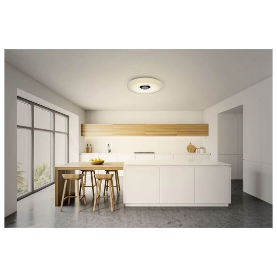 Näve Deckenleuchte NASHVILLE Ø40cm Steuerbare Lichtfarbe IP44 weiß dimmbar RGB 1220261