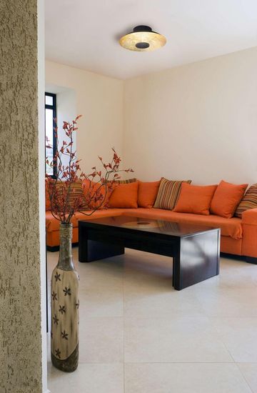 Näve LED Deckenleuchte FIRENZE Ø30cm 12W Warmweiss schwarz-gold 1265358