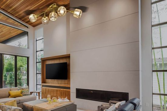 Näve LED Spotleuchte JOSEFA 61x36cm 200W Warmweiss gold 1281058