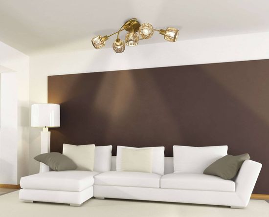 Näve LED Spotleuchte JOSEFA 61x36cm 200W Warmweiss gold 1281058