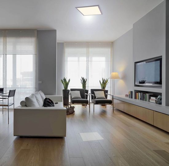 Näve Aufbauleuchte MONDERA Ø45cm Neutralweiss weiß 1297903