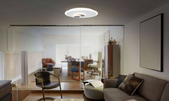 Näve LED Deckenleuchte AARHUS Ø47cm Warmweiss weiß dimmbar RGB 1357623