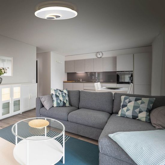 Näve LED Deckenleuchte AARHUS Ø47cm Warmweiss weiß dimmbar RGB 1357623