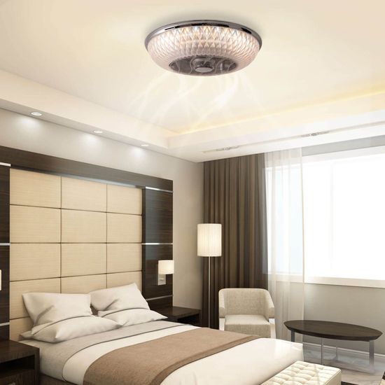 Näve Ventilator mit Licht VIENTO Ø55cm, Deckenventilator mit Beleuchtung 1379131