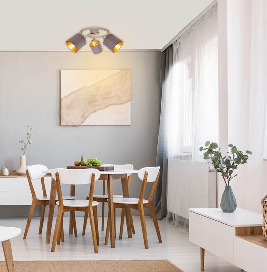 Näve E14 Spotleuchte MARON Ø52cm braun 1386614