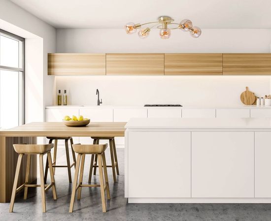 Näve E14 Spotleuchte LIBBY 61x36cm messing 1390145