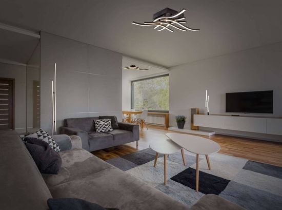 Näve Stehleuchte ONDA schwarz 2069722