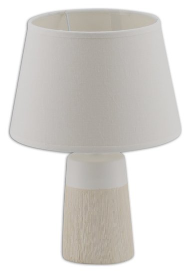Näve E14 Tischleuchte TALIA Ø20cm weiß Keramik 3122323