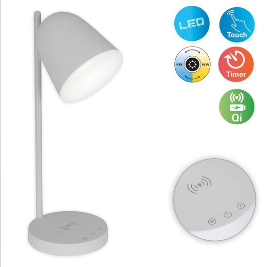 Näve Tischleuchte LISTO 17,5x15cm Steuerbare Lichtfarbe weiß RGB 3177123