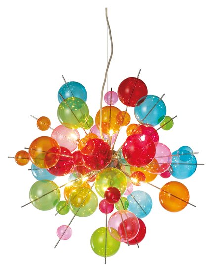 Näve LED Pendelleuchte EXPLOSION Ø65cm 280W bunt 7026461