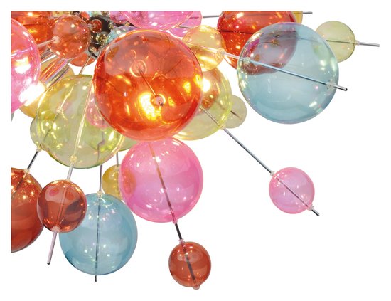 Näve LED Pendelleuchte EXPLOSION Ø65cm 280W bunt 7026461