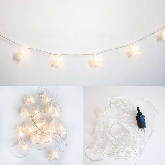 NewGarden BIANCA LED Lichterkette 4,5m 16x Innen & Außen IP44 wasserfest