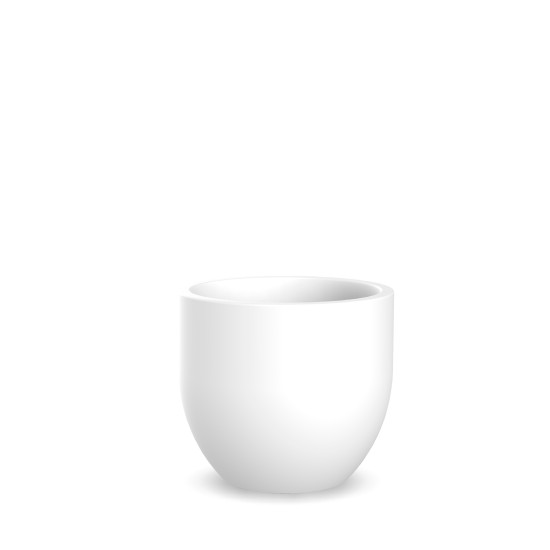 Newgarden AZALEA 50 Pflanzkübel groß rund ø50x41cm weiss 38L mit Wasserspeicher außen