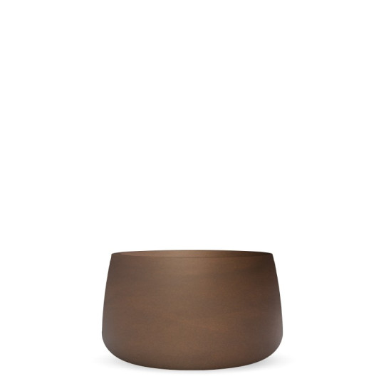 Newgarden CAMELIA 60 Blumentopf XXL groß rund ø59x39cm bronze 74L außen