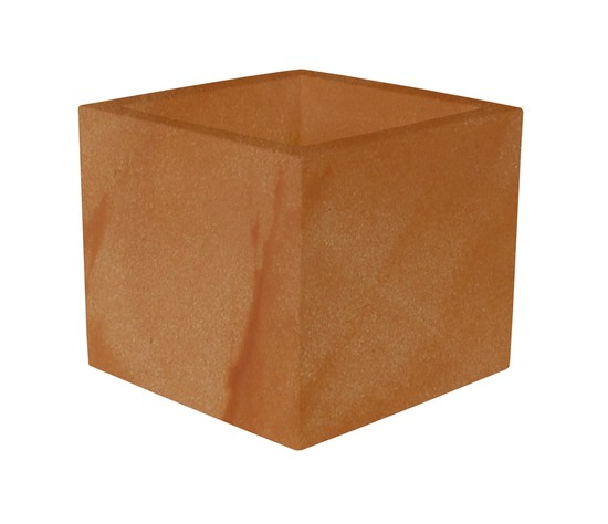 Newgarden NARCISO 50 Übertopf, Kübel groß doppelwandig eckig 49x49x45cm terrakotta 54L mit Wasserspeicher outdoor