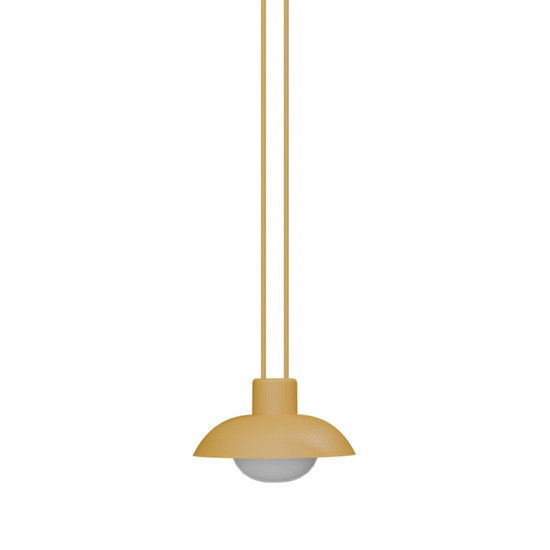 Newgarden Syros 20 Akku Senfgelb mobile Dekoleuchte mit Seil, warmweißes Licht, dimmbar, Fernbedienung ø20x9,5 cm