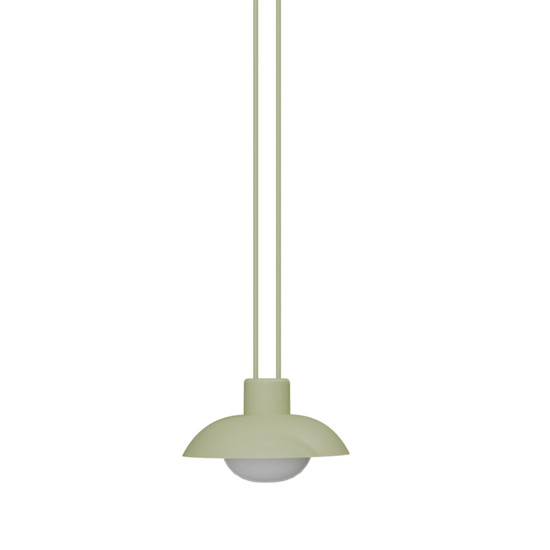 Newgarden Syros 20 Akku Grün mobile Dekoleuchte mit Seil, warmweißes Licht, dimmbar, Fernbedienung ø20x9,5 cm