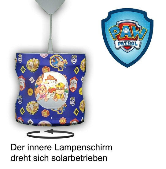 Niermann Paw Patrol Dreh-Pendelleuchte E27 Multicolor, Bunt Made in Germany