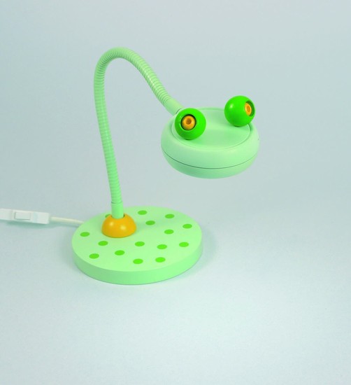 Niermann Frosch Lese-Tischleuchte GX53 Mintgrün Made in Germany
