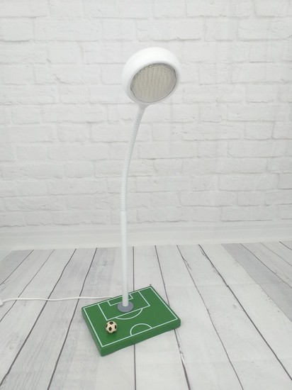 Niermann Fußballfeld Lese-Tischleuchte GX53 Grün, Weiß Made in Germany