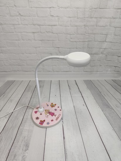 Niermann Princess Tischleuchte GX53 Rosa/Weiß Made in Germany