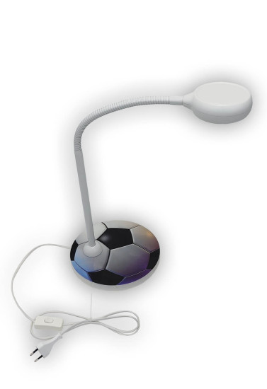 Niermann Fußball Tischleuchte GX53 Schwarz/Weiß Made in Germany